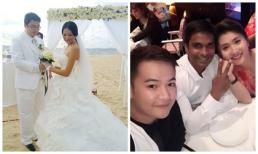 Điểm giống nhau ngỡ ngàng trong đám cưới mỹ nhân Việt với chồng ngoại quốc