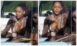 Rihanna diện váy táo bạo khoe trọn vẻ 'phồn thực'
