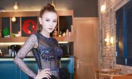 Thu Thủy gây 'bỏng mắt' với trang phục trong suốt