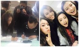 'Bạch Cốt Tinh' An Dĩ Hiên đăng ký kết hôn vui như 'đi hội' với dàn tỷ muội