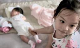 Cảm động trước cách con gái 4 tuổi của Phạm Quỳnh Anh muốn bảo vệ và đi tìm sữa cho em 