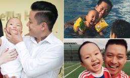 Đâu phải lúc nào cũng 'chảnh', con trai Tuấn Hưng cũng có lúc 'vui tính' như thế này