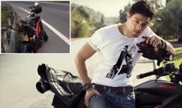 Johnny Trí Nguyễn gặp tai nạn khi đi tour khiến xe Ducatti 'biến dạng'