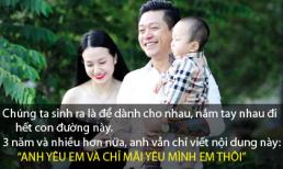 Yêu nhau càng lâu, mức độ nịnh vợ của Tuấn Hưng ngày càng cao