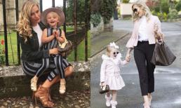 Mẹ trẻ bạo tay chi tiền sắm đồ Louis Vuitton cho con gái gây tranh cãi