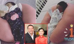 Những khoảnh khắc đáng yêu của con gái mới sinh nhà Phạm Quỳnh Anh