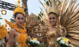 Nguyễn Thị Thành lọt top 3 trang phục tái chế tại Miss Eco International