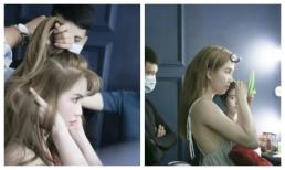 Ngọc Trinh khoe nhan sắc lung linh trong hậu trường chụp ảnh