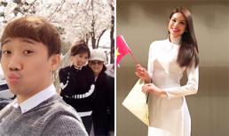 Tin sao Việt mới 13/4: Trấn Thành qua thăm nhà bố mẹ vợ, Phạm Hương diện áo dài ở Nhật Bản