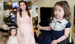 Cadie xinh như công chúa sánh bước bên mẹ Elly Trần