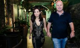 Chồng Tây tháp tùng Thu Minh thật tình tứ đến sự kiện