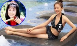 'Chúc Anh Đài' Lương Tiểu Băng bất ngờ khoe hình thể gợi cảm với bikini ở tuổi U50