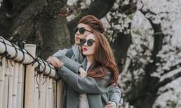 Hồ Quang Hiếu và Bảo Anh tình tứ đi ngắm hoa anh đào 