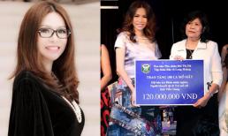 Hoa hậu Bùi Thị Hà - TGĐ Bảo vệ Long Hoàng tài trợ mổ mắt cho bệnh nhân nghèo