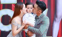 Gia đình Khánh Thi - Phan Hiển xuất hiện hạnh phúc tại Hà Nội