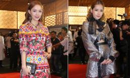 Minh Hằng xuất hiện rực rỡ hậu scandal, Chi Pu bất ngờ phá cách trên thảm đỏ 