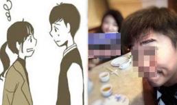 Bạn trai cau có vì người yêu đến chơi lãng phí khi đi vệ sinh nhẹ xả nước... 