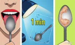 60 giây với 1 chiếc thìa, bạn sẽ biết nội tạng của mình có khỏe hay không