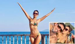 Siêu mẫu Hà Anh diện bikini nóng bỏng, tận hưởng kỳ nghỉ lãng mạn bên chồng