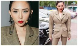 Diện bộ suit lạ mắt ghi hình cho Bán kết Giọng hát Việt nhí 2017, Tóc Tiên bị dân mạng chê 'tơi tả'