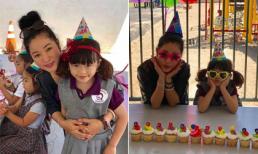 Giàu có nhưng Thúy Nga vẫn tự tay nấu nướng để mừng sinh nhật con gái 