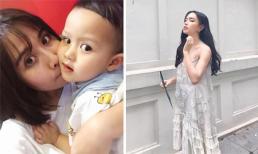 Hot girl và hot boy Việt 8/5/2017: Huyền Lizzie khoe con trai đáng yêu, Châu Bùi nữ tính đi dạo phố