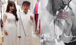 Nhã Phương mặc váy cô dâu, đeo nhẫn cưới rộ nghi án sắp kết hôn với Trường Giang