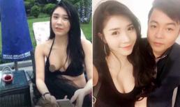 Bạn gái 9x của Quang Lê vô tình lộ ngực khi livestream