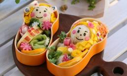 Cách làm cơm hộp 'Cô gái tóc vàng' đẹp miễn chê