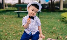 Con trai Tâm Tít sành điệu như mẫu nhí 