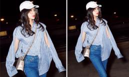 Angela Baby lăng xê mốt áo 'giấu tay' sành điệu