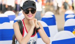 Dậy sớm chạy bộ, Lệ Hằng vẫn tràn đầy sức sống