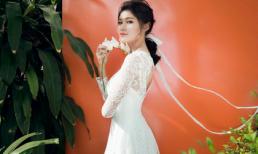 Á hậu Thùy Dung hóa nàng công chúa yêu kiều với loạt váy trắng