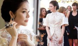 Lý Nhã Kỳ lộng lẫy trên thảm đỏ khai mạc LHP Cannes, vắng mặt trong ngày giỗ cha