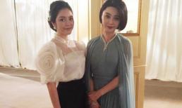 Lý Nhã Kỳ đọ dáng cùng Phạm Băng Băng tại tiệc mừng của BTC Cannes