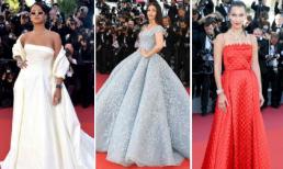 Những bộ đầm 'khủng' làm khuynh đảo thảm đỏ LHP Cannes ngày thứ 3