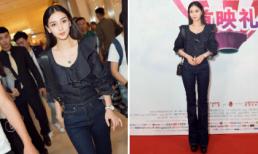 Angela Baby khoe chân dài miên man với 'cây' denim cực chất