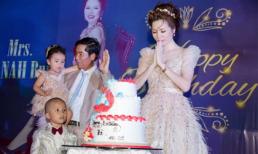 Hoa hậu Bùi Thị Hà lộng lẫy như nữ hoàng trong tiệc sinh nhật tiền tỷ tại resort sang trọng