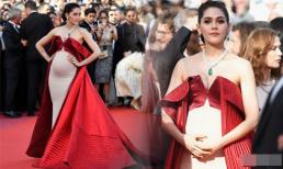 Bầu 5 tháng, mỹ nhân Thái vẫn khiến cả thảm đỏ Cannes phải sững sờ và tấm tắc 