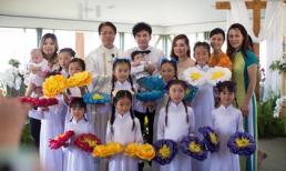 Hé lộ loạt ảnh trong tiệc rửa tội hoành tráng của con trai Đan Trường