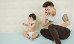 'Tan chảy' trước khoảnh khắc đáng yêu của bố con Ưng Hoàng Phúc