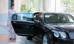 Á hậu Diễm Trang được chồng đưa đón tới sự kiện bằng siêu xe hơn 10 tỷ