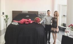 Vừa sinh con gái xong, Hải Băng đã được Thành Đạt tặng xế hộp xịn