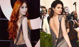 Khánh My 'đạo nhái' váy của siêu mẫu đình đám Kendall Jenner