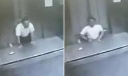 Người đàn ông bị thang máy 'nuốt chửng' nửa phần cơ thể