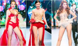 Phần trình diễn bikini 'bỏng mắt' của Ngọc Trinh và dàn chân dài