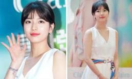 Suzy đẹp xuất thần trong trang phục váy trắng tinh khôi 