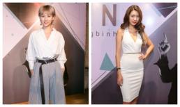Á hậu Thúy Vân khoe vòng một nóng bỏng, Phí Phương Anh kín như bưng tại sự kiện