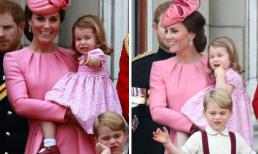 Công nương Kate và 2 con gây chú ý đặc biệt trong sinh nhật Nữ hoàng Anh