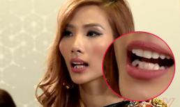 Hoàng Thuỳ ăn chè đậu đen quên xỉa răng khi lên sóng The Face